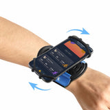 SOONHUA Sports Armband Case for iPhone X 8 7 Universal Rotatable Wrist Running Sport Arm Band With Key Holder for 4-6 inch Phone
