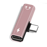 2 In 1 Type C To 3.5mm Jack Earphone Charging Converter USB Type-C Audio Adapter for Xiaomi 6 Huawei P10 Mate 20 Type C Phones