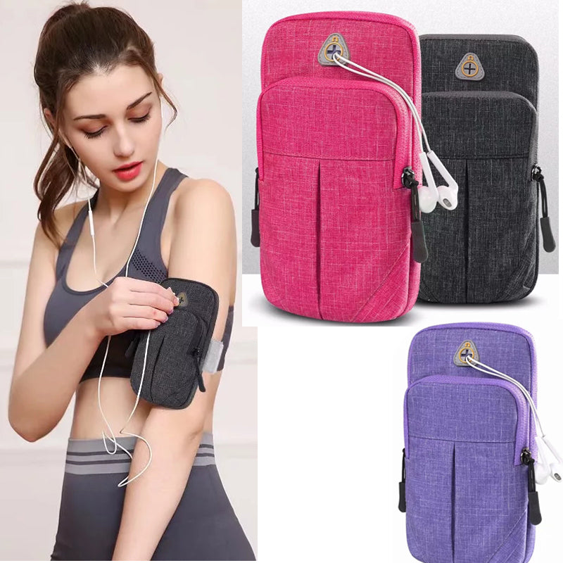 6.0" Universal Mobile Phone Bags Holder Outdoor Sport Arm Pouch Bag For Phone On Hand Sports Running Armband Bag Case waterproof