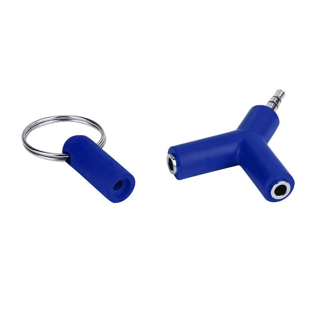 Audio Splitter Y Jack Male to 2 Female M/F 3.5mm Stereo Cable Adapter for Earphone Headphones Mobile phone PC MP3 MP4