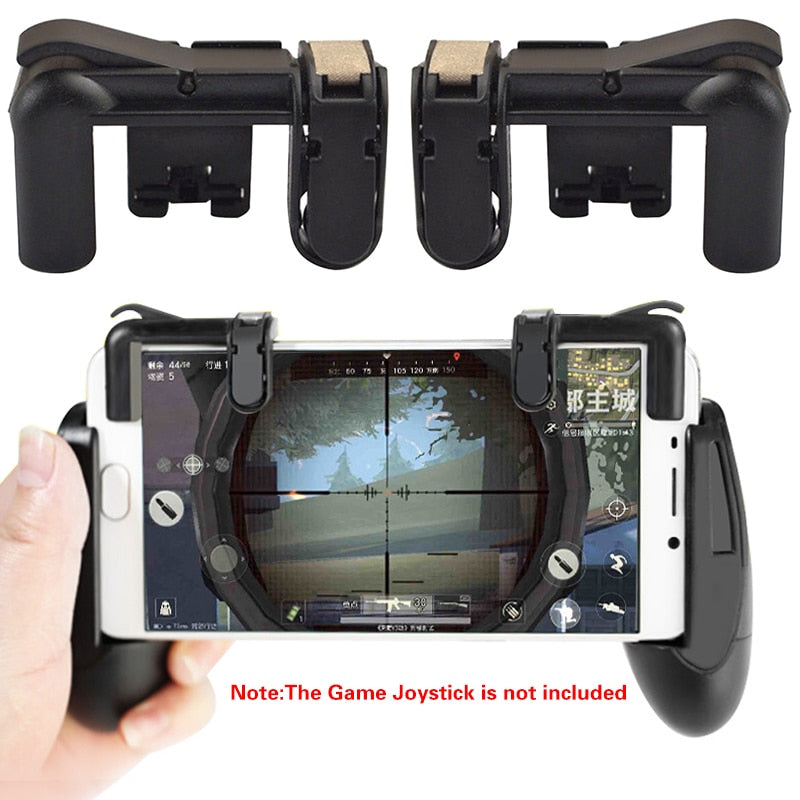2PCS Mobile Phone Gaming Trigger L1R1 Shooter Controller for PUBG Knives Out Rules of Survival Controller Shooter Fire Button