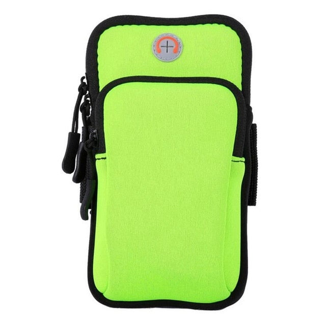 Armband Phone Holder with Earbud Holder Sweatproof Arm Bag for 4 to 6 Inch Smartphone for iphone 6 7 8
