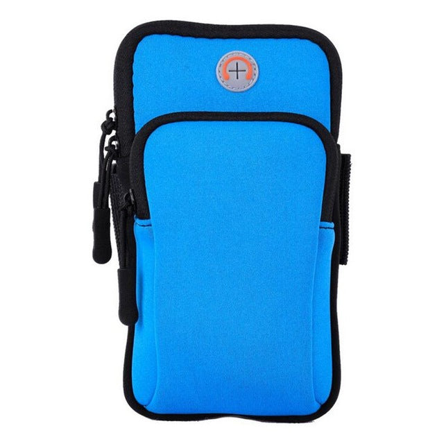 Armband Phone Holder with Earbud Holder Sweatproof Arm Bag for 4 to 6 Inch Smartphone for iphone 6 7 8