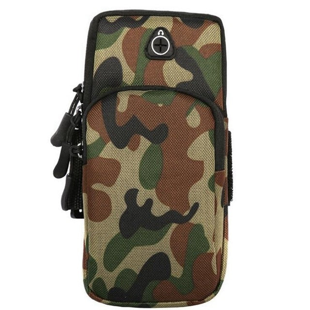 Armband Phone Holder with Earbud Holder Sweatproof Arm Bag for 4 to 6 Inch Smartphone for iphone 6 7 8