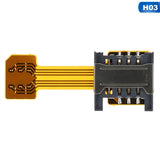 Universal TF Hybrid Sim Slot Dual SIM Card Adapter Micro SD Extender Nano Cato  Android Phone For Xiaomi